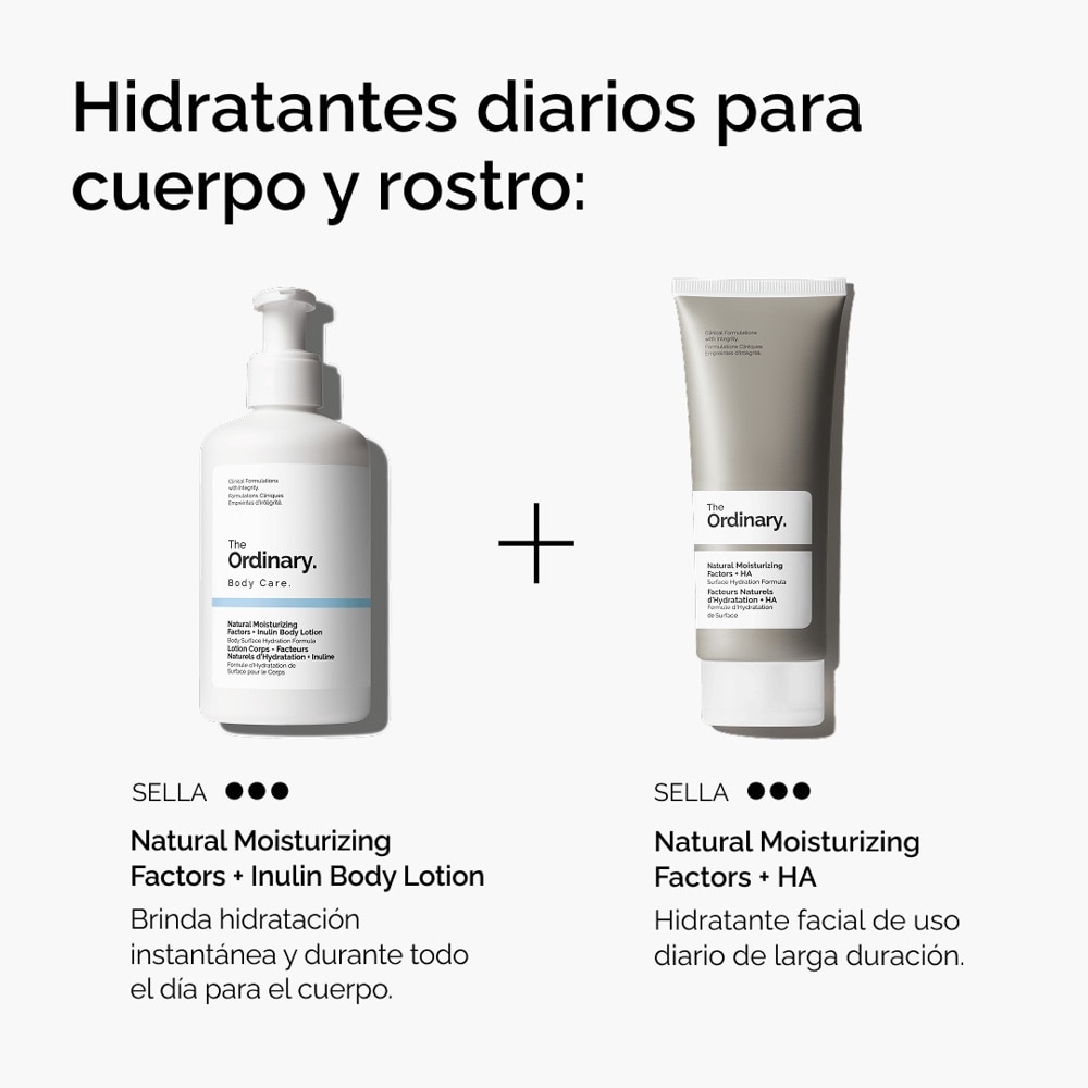 NATURAL MOISTURIZING FACTORS + INLUIN BODY LOTION (LOCI&Oacute;N PARA EL CUERPO CON INLUINA)